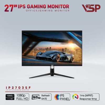 Màn hình máy tính LCD VSP IP2703S | 27 inch/Full HD/Tấm nền IPS/165Hz Chính Hãng