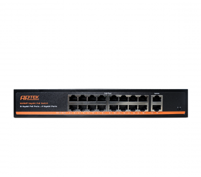 Thiết bị mạng Aptek Switch SG1162P(Switch 16 port PoE Gigabit)