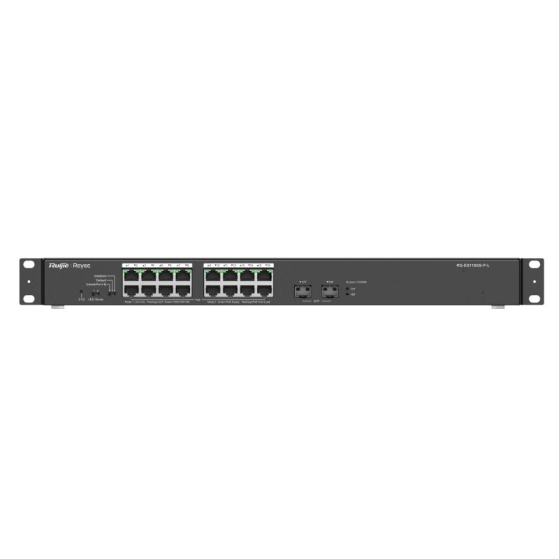 Unmanaged switch 16 cổng PoE RUIJIE RG-ES118GS-P-L