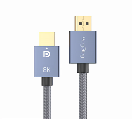 CÁP DISPLAYPORT CHUẨN  1.4 HỖ TRỢ 8k DÀI 1.5M-5M VEGGIEG (2M)
