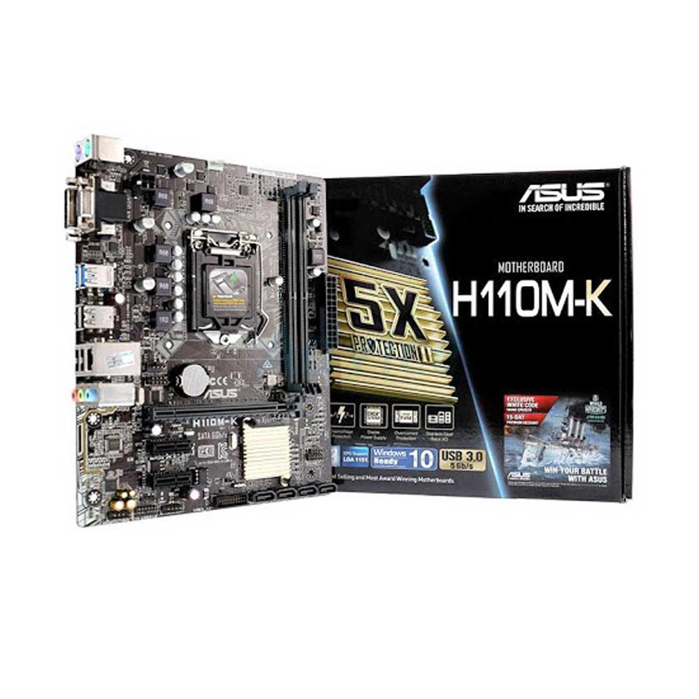 Mainboard ASUS PRIME H510M-K (Intel H510, Socket 1200, m-ATX, 2 khe Ram DDR4