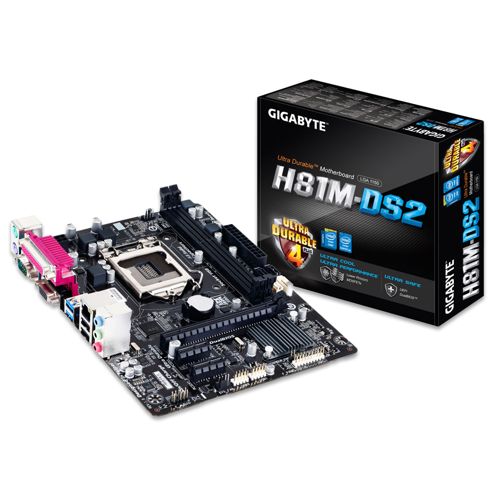 Gigabyte H81M DS2