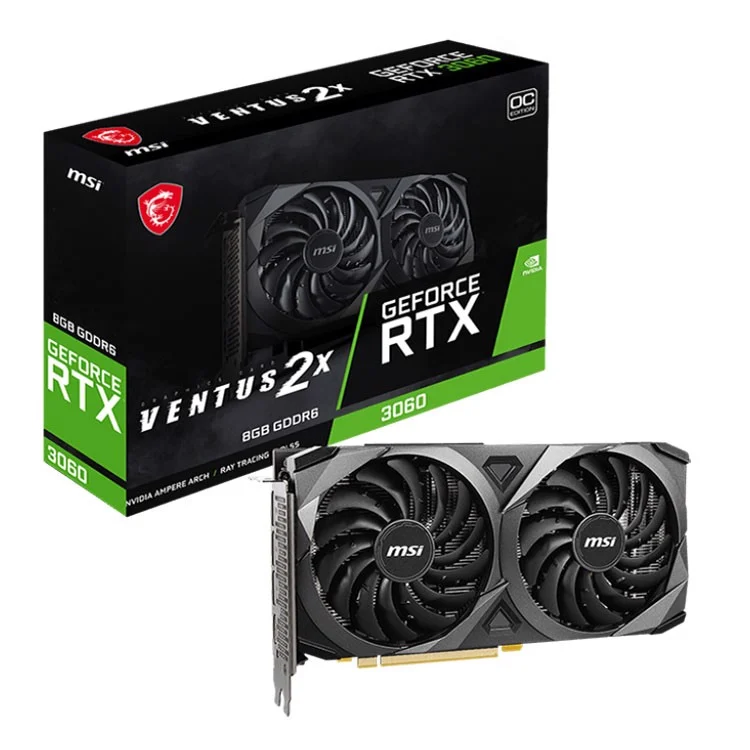 Card màn hình VGA MSI GeForce RTX 3060 VENTUS 2X 8GB OC