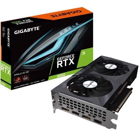 Card màn hình GIGABYTE GeForce RTX 3050 EAGLE OC 8G