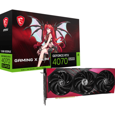 Card màn hình VGA MSI GeForce RTX 4070 Super 12G Gaming X Slim MLG