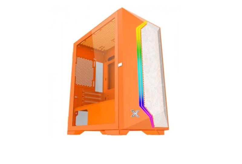 Thùng máy Case Xigmatek Gemini ORG II 3 Fan (EN48632) Màu Cam
