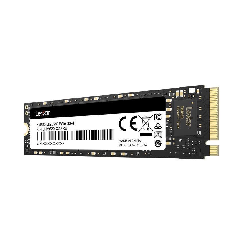 Ổ cứng SSD Lexar NM620 256GB M.2 2280 PCIe 3.0x4 (Đoc 3000MB/s - Ghi 1300MB/s) - (LNM620X256G-RNNNG)