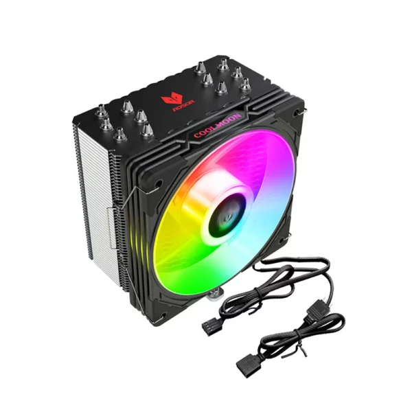 Tản nhiệt khí Coolmoon AOSOR AS600 Đen