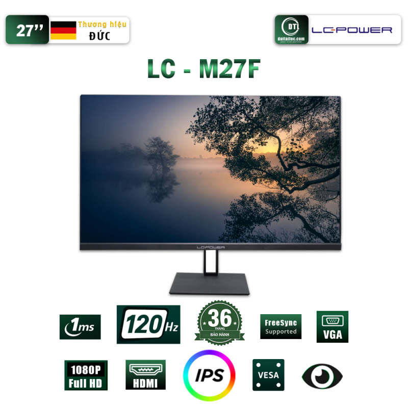 Màn hình LC POWER LC-M27F 27inch FHD IPS 120Hz