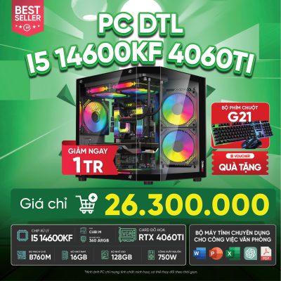 PC DTL Intel i5-14600KF/ VGA RTX 4060Ti
