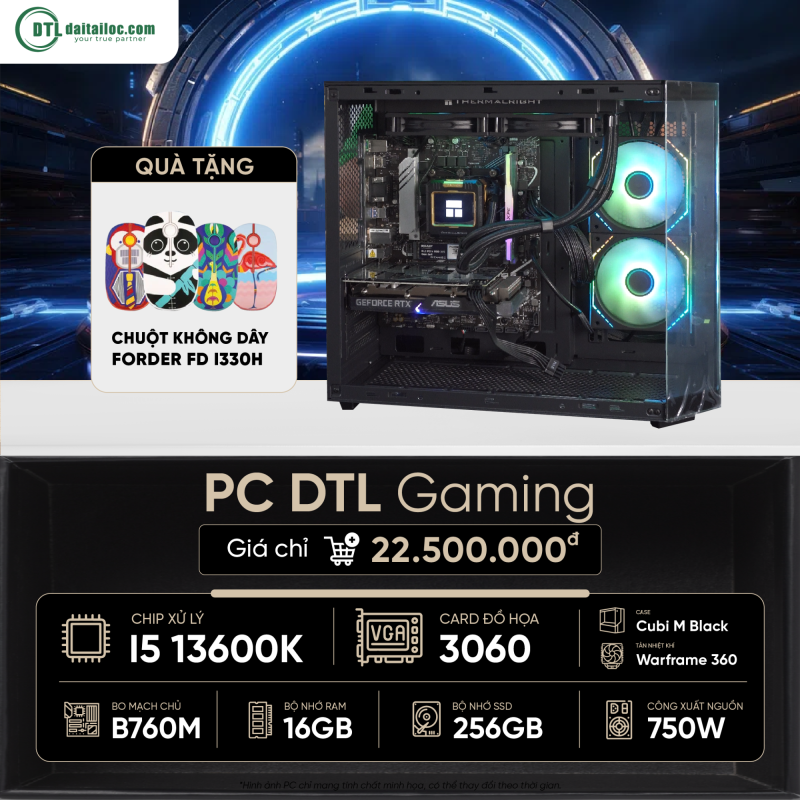 PC DTL Gaming I5 13600k-RTX3060