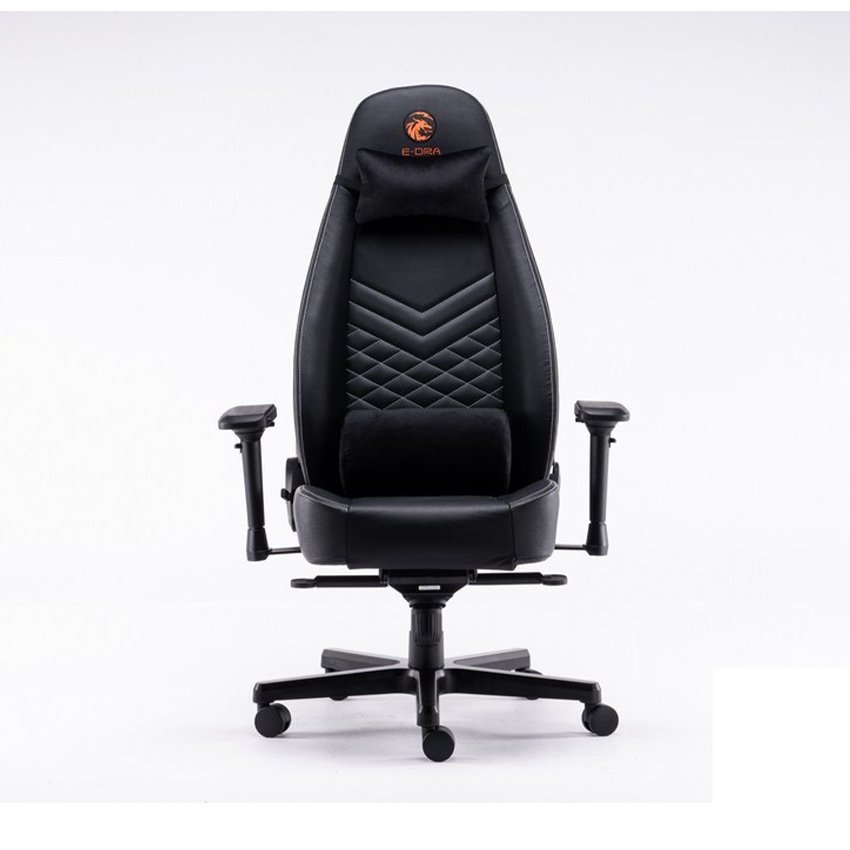 Ghế gaming Bigboss EGC2021 Lux màu đen - E-Dra sử dụng da bò thật