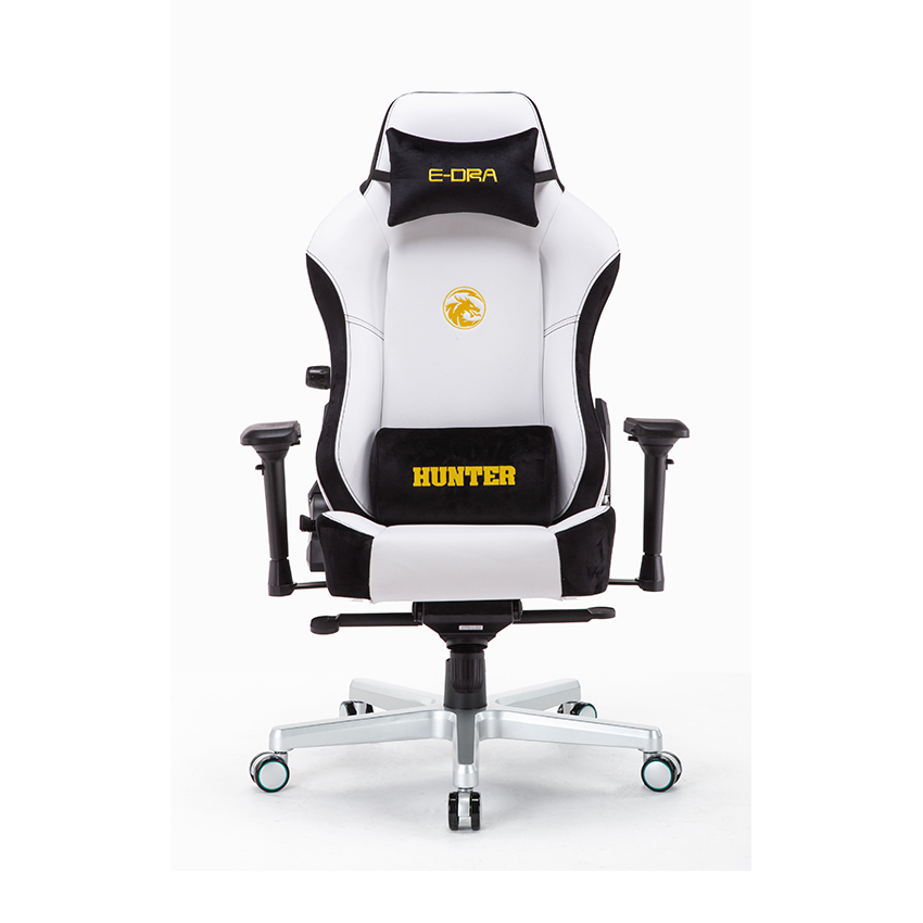 Ghế chơi game E-Dra Hunter Gaming Chair - EGC 206 White có thiết kế cao cấp