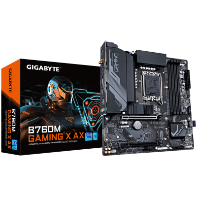 Mainboard Gigabyte B760M GAMING X | Intel B760, Socket 1700, Micro ATX, 4 khe DDR5