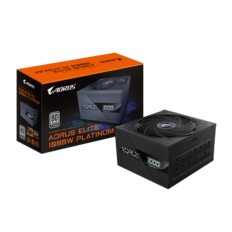 Nguồn máy tính GIGABYTE AORUS ELITE 1000W – 80 PLUS Platinum (GP-AE1000PM PG5)