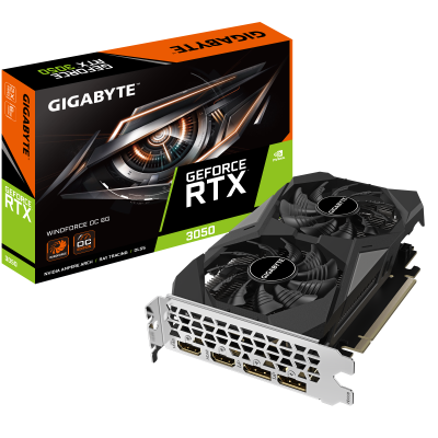 Card màn hình VGA Gigabyte GeForce RTX 3050 WINDFORCE OC 6G