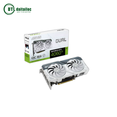 VGA ASUS DUAL RTX4060TI 8G OC EVO WHITE