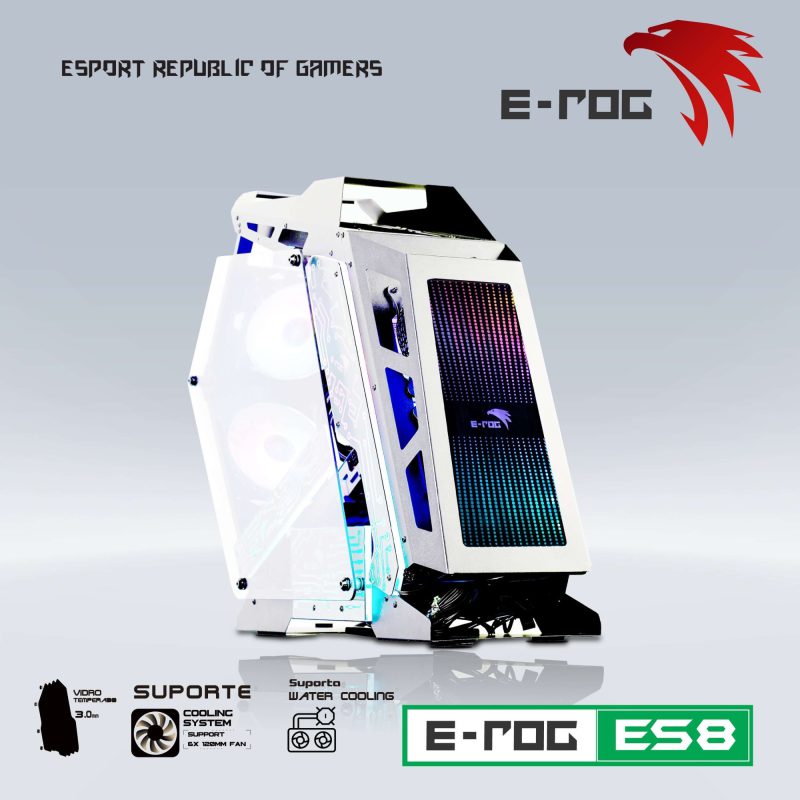 Case VSP ES8 Trắng (Gaming - MATX)