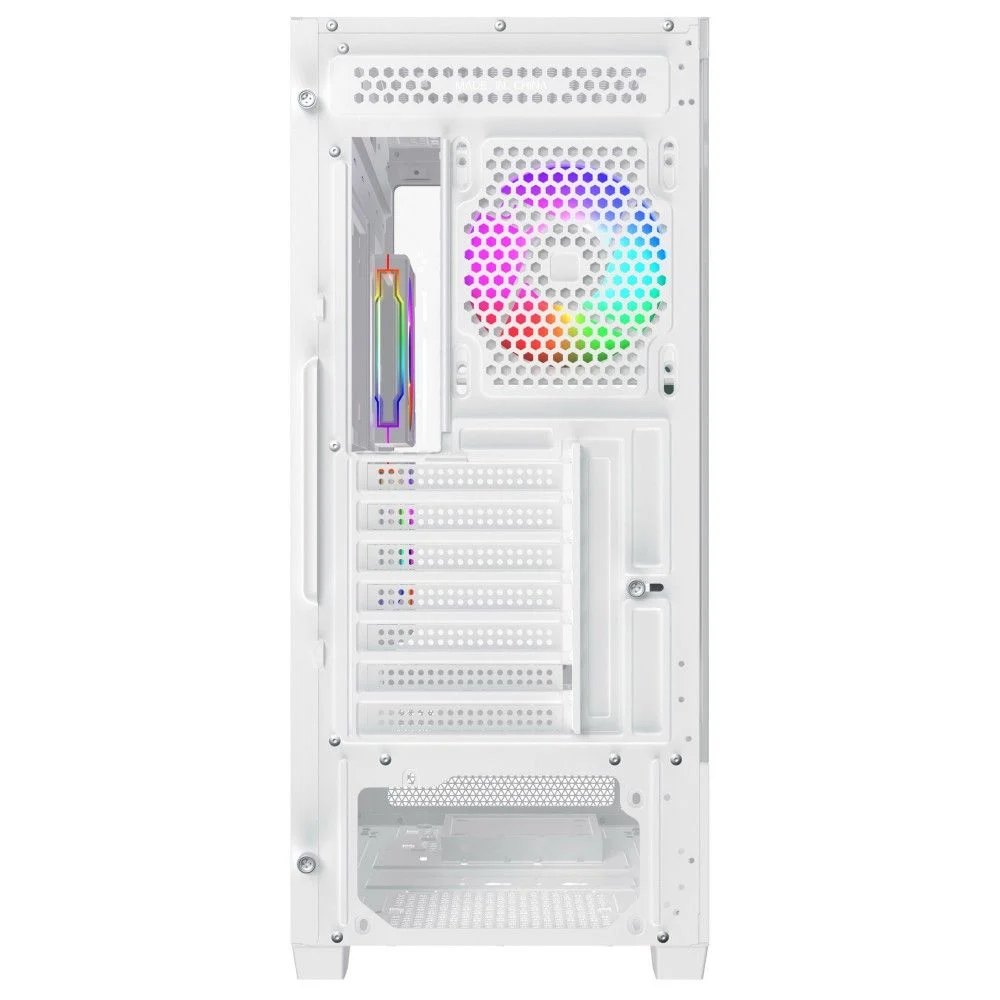 Thùng máy Case Xigmatek Alphard ATX - Trắng | Kèm sẵn 3 fan (EN 43826)