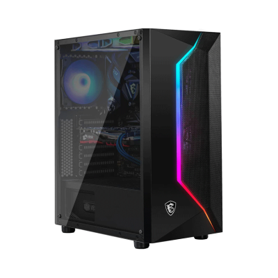 Thùng máy Case MSI MAG VAMPIRIC 100L | Đen, Mid Tower, Tặng 4 Fan RGB