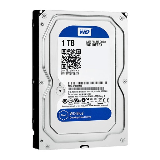 Ổ cứng HDD 1TB Western Blue Chính Hãng (WD10EZEX)