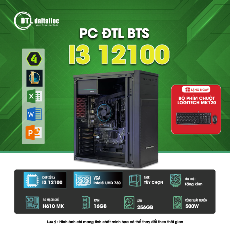 PC DTL Homework BTS I3 12100