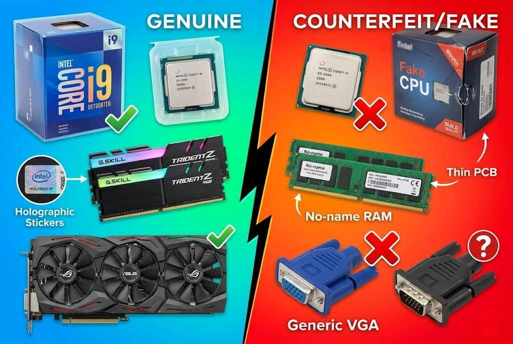 Linh kiện máy tính, Những điều cần biết trước khi 